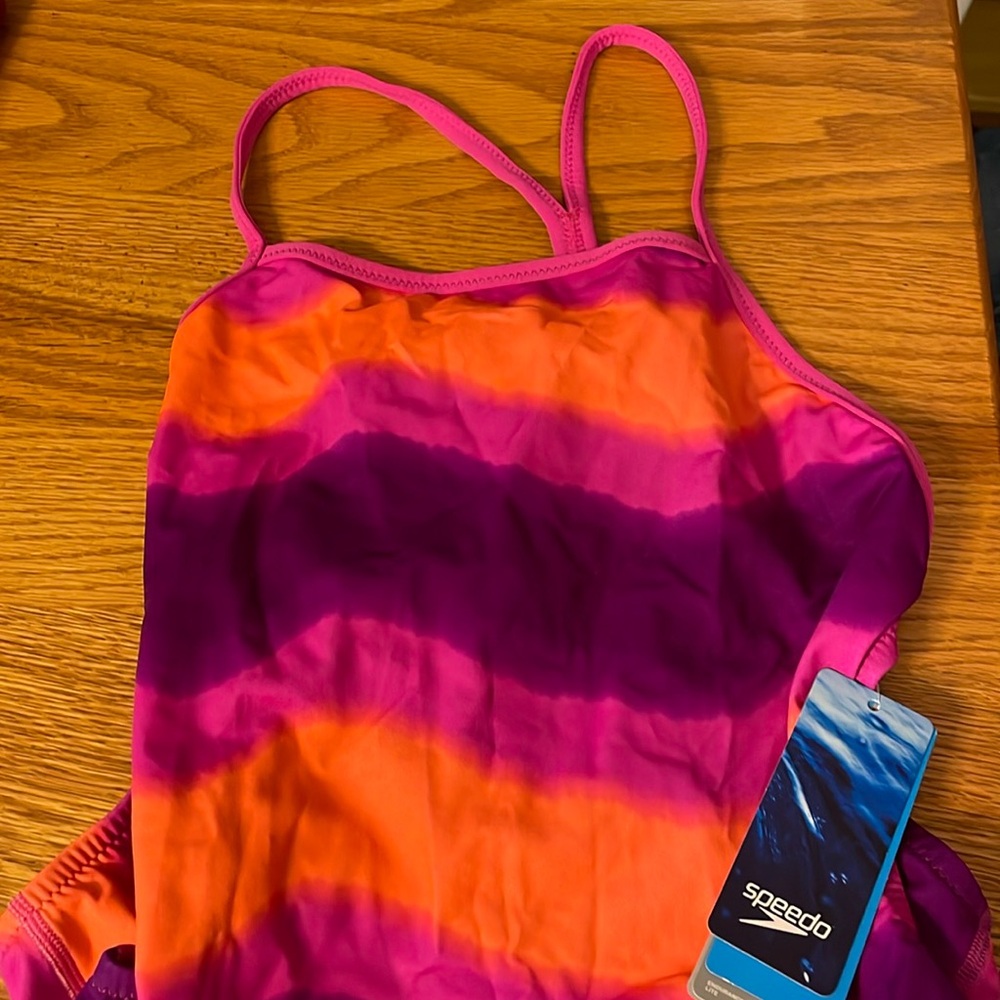 Brand new speedo pink suit